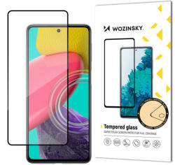 Samsung Galaxy M53 5G karcálló edzett üveg TELJES KÉPERNYŐS FEKETE Tempered Glass kijelzőfólia kijelzővédő fólia kijelző védőfólia edzett SM-M536