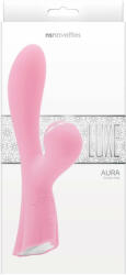 Orion Luxe Aura Pink - Vibrator Rabbit cu Aspirator pentru Clitoris, 19, 5x3, 8 cm Vibrator