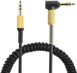 PadForce Cablu audio PadForce cu microfon pentru casti Marshall Major IV, Major III, Major II, Major I, Marshall Monitor, Jack 3.5mm, Spiralat - 1.20 - 2.50m