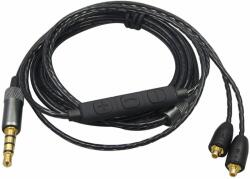 PadForce Cablu audio PadForce pentru casti Shure MMCX SE215, SE425, SE535, SE846, UE900, Control Volum, Lungime 1.20m