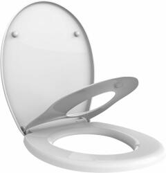 Styron 2 in 1 kombinált családi duroplast WC ülőke fehér színben (WU-13)