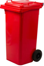 Pan-Italia Kerekes szemetes szelektív kuka, piros, 120 liter (P140120R)
