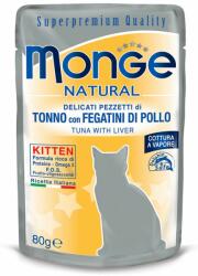 Monge Natural Kitten tuna & chicken liver 80 g