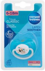 Canpol babies Bunny & Company Latex Soother Turquoise 6-18m suzete 1 buc pentru copii