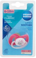 Canpol babies Bunny & Company Latex Soother Pink 6-18m suzete 1 buc pentru copii