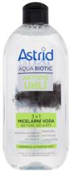 Astrid Aqua Biotic Active Charcoal 3in1 Micellar Water apă micelară 400 ml pentru femei