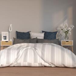 vidaXL Noptiere, 2 buc, alb/stejar sonoma, 40x40x56 cm, lemn prelucrat (326806)