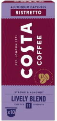 Costa Capsule cafea Costa Lively Blend Ristretto, compatibil Nespresso, 10 capsule, 57g (5012547001759)