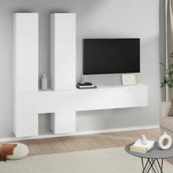 vidaXL fehér falra szerelhető szerelt fa TV-szekrény (3114566)