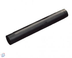 Acél füstcső 130/500mm, vegyestüzelésű kazánhoz, vastagfalú (2mm), fekete - kazanklima