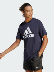Adidas Tricou Essentials Single Jersey Big Logo T-Shirt IC9348 Albastru Regular Fit