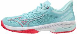 Mizuno Pantofi dame "Mizuno Wave Exceed Tour 5 CC - tanager turquoise/fiery coral/white