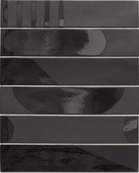 SPANYOL WADI NOIR fényes & matt Fekete DEKOR FALBURKOLAT