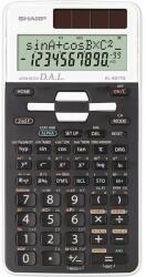 Calculator stiintific, 10 digits, 273 functii, 161x80x15mm, dual power, SHARP EL-531TGWH-negru/alb (SH-EL531TGWH)