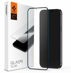 Spigen Full Coverage HD Tempered Glass Apple iPhone 13 mini kijelzővédő fekete kerettel (AGL03404) (AGL03404)