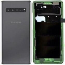 Samsung GH82-19500B Gyári akkufedél hátlap - burkolati elem Samsung Galaxy S10 5G, fekete (GH82-19500B)