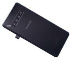 Samsung GH82-18406A Gyári akkufedél hátlap - burkolati elem Samsung Galaxy S10 Plus, fekete (GH82-18406A)