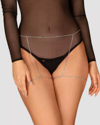Obsessive Bijou 905 - ékszer testhám alsó (ezüst) - S-L (5901688228487) - padlizsan