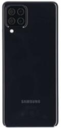 Samsung GH82-26518A Gyári Samsung Galaxy A22 fekete akkufedél hátlap burkolati elem, kamera lencse (GH82-26518A)
