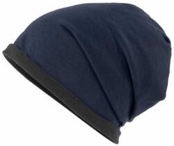 Daiber Căciulă Single Beanie MB7131 - Albastru închis / gri închis (MB7131-1776694)
