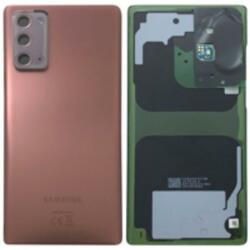 Samsung GH82-23299B Gyári akkufedél hátlap - burkolati elem Samsung Galaxy Nore20 5G, bronz (GH82-23299B)