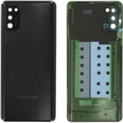 Samsung GH82-22585A Gyári akkufedél hátlap - burkolati elem Samsung Galaxy A41, fekete (Prism Crush black) (GH82-22585A)