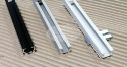  Flexi 1 soros alumínium függönysín - 4 választható színben