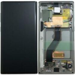 Samsung GH82-20818C Gyári Samsung Galaxy Note10 OLED kijelző érintővel Ezüst kerettel előlap (GH82-20818C)