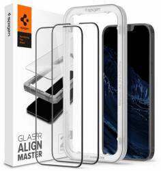 Spigen AlignMaster Full Coverage Tempered Glass Apple iPhone 13/13 Pro kijelzővédő 2db (AGL03387) (AGL03387)