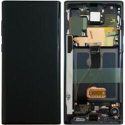 Samsung GH82-20818A Gyári Samsung Galaxy Note10 OLED kijelző érintővel Fekete kerettel előlap (GH82-20818A)