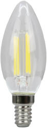 TRACON FILC354NW COG LED gyertya fényforrás, átlátszó 230 VAC, E14, 4W, 470 lm, C35, 4000K, EEI=E (FILC354NW)