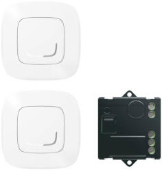 Legrand Netatmo 752550 Párosított szett: Alternatív kapcsolás mikromodul segítségével - 2 vezeték nélküli kapcsoló + mikromodul Valena Allure Netatmo fehér ( 752550 ) (752550)