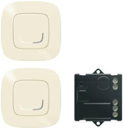 Legrand Netatmo 752650 Párosított szett: Alternatív kapcsolás mikromodul segítségével - 2 vezeték nélküli kapcsoló + mikromodul Valena Allure Netatmo elefántcsont ( 752650 ) (752650)
