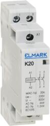 ELMARK K Széria Moduláris Mágneskapcsoló K20 40A 230 No+Nc (23015)