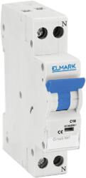 ELMARK Kismegszakító Dp1N 10A 1P+N 4.5Ka Curve С (41010C)