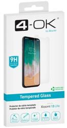 Blautel 4-OK képernyővédő üveg (3D, íves, karcálló, tokbarát, ujjlenyomat olvasó, 9H) ÁTLÁTSZÓ Xiaomi 13 Lite (PRC13L) - bluedigital