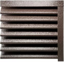 Top Profil Sistem Panou gard jaluzea Piramida Ral 8019 Maro Inchis Structurat 1500 mm 0.84m (16661)