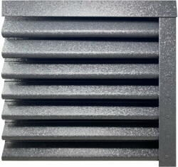 Top Profil Sistem Panou gard jaluzea Piramida Ral 7024 Gri Antracit Structurat 1000 mm 0.84m (16573)