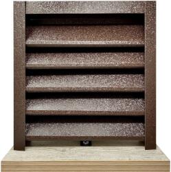Top Profil Sistem Panou gard jaluzea Sigma V-Mat Structurat Maro Inchis Ral 8019 1500 x 0.5 mm 0.78 (3542)