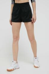 adidas Originals rövidnadrág női, fekete, mintás, magas derekú - fekete M
