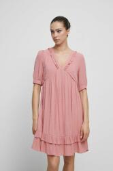 MEDICINE ruha rózsaszín, mini, harang alakú - rózsaszín S - answear - 13 990 Ft
