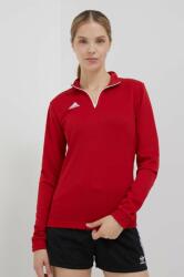 Adidas edzős pulóver Entrada 22 piros, sima, H57551 - piros M