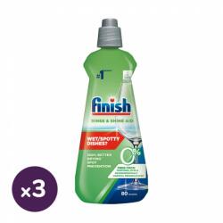Finish Rinse & Shine Aid 0% Green mosogatógép öblítő 3x400 ml
