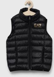 EA7 Emporio Armani gyerek mellény fekete - fekete 110 - answear - 47 990 Ft