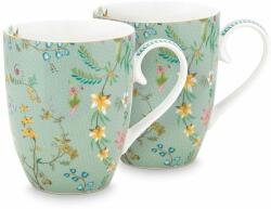 Pip Studio bögre készlet Jolie Flowers 2 db - többszínű Univerzális méret - answear - 11 990 Ft