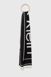 Calvin Klein sál fekete, női, mintás - fekete Univerzális méret - answear - 29 990 Ft