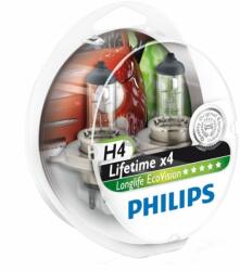 Philips Longlife EcoVision H4 60/55W 12V 2x (12342LLECOS2)