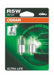 OSRAM ULTRA LIFE R5W 5W 12V 2x (5007ULT-02B)