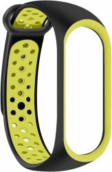 Eternico Sporty Xiaomi Mi band 5 / 6 / 7 - solid black and yellow (APW-XMI7SP-SBY)