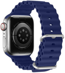 DuxDucis Accesoriu smartwatch DuxDucis Ocean Wave compatibila cu Apple Watch 4/5/6/7/8/SE 38/40/41mm Navy Blue (6934913033883)